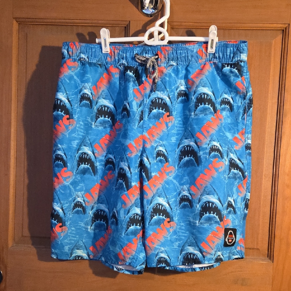 Neff Jaws Blue Swim Shorts
